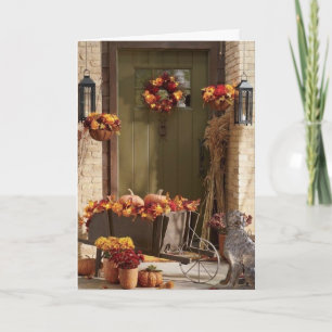 Erntedank WÜNSCHT SICH/ZU SAGEN, DASS SIE FEHLER S Feiertagskarte