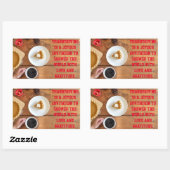 Erntedank Zitat von Dankbarkeit und Wertschätzung Rechteckiger Aufkleber (Blatt)