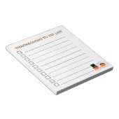 "Erntedank zu erledigen" Notepad Notizblock (angewinkelt)