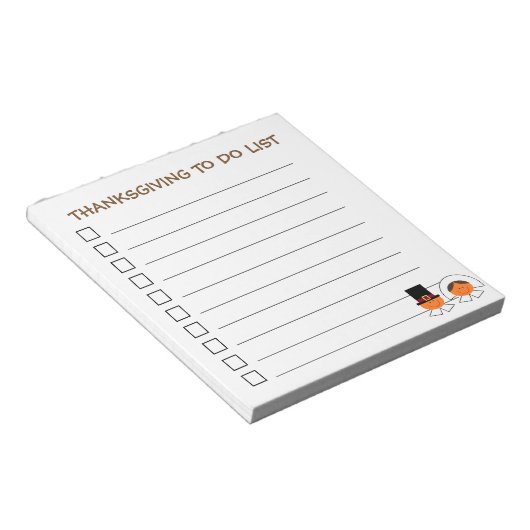 "Erntedank zu erledigen" Notepad Notizblock (angewinkelt)