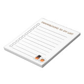 "Erntedank zu erledigen" Notepad Notizblock (Rotiert)