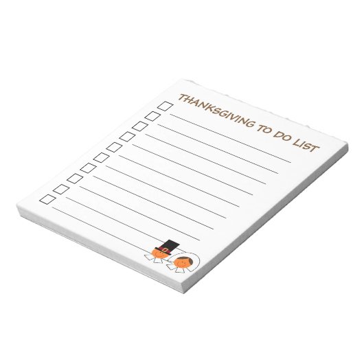 "Erntedank zu erledigen" Notepad Notizblock (Rotiert)