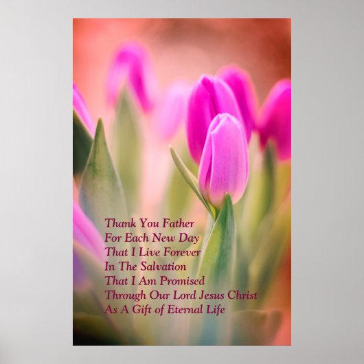 Erntedank zur Rettung Prophetie Poster (Vorne)