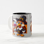 Erntedank Zweifarbige Tasse (Vorderseite Links)