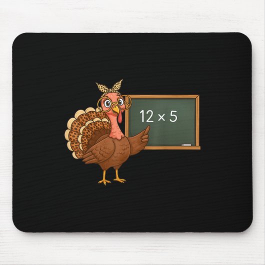 Erntedankfest 67 Lehrer Six Seven Meme Truthahn Ta Mousepad (Vorne)