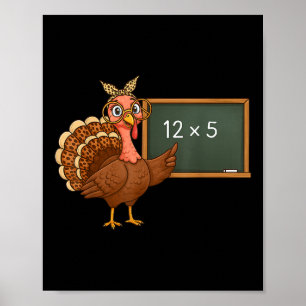 Erntedankfest 67 Lehrer Six Seven Meme Turkey Day  Poster