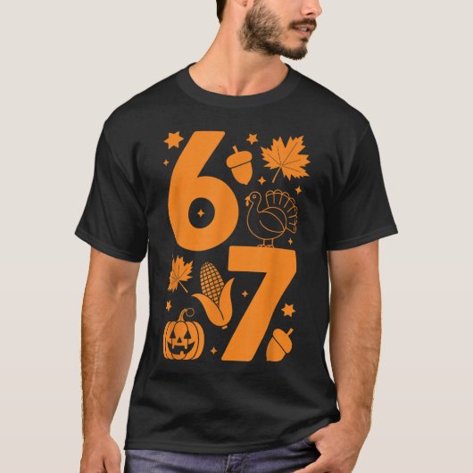 Erntedankfest 67 Shirt – Herbst Truthahn (Vorderseite)