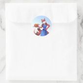 Erntedankfest Antons Mutter Runder Aufkleber (Tasche)