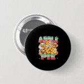 Erntedankfest Apfelkuchen Bootleg 90er Rap Rock Vi Button (Vorne & Hinten)