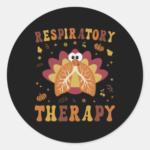 Erntedankfest Atemtherapie Therapeut Herbst Au Runder Aufkleber