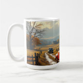 Erntedankfest auf dem Land Kaffeetasse (Links)