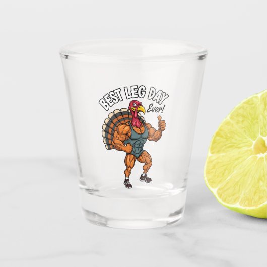 Erntedankfest Beintag Schnapsglas (Vorderseite)