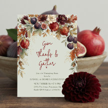 Erntedankfest Botanischer Thanksgiving-Dinner