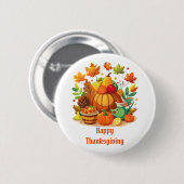 Erntedankfest Button (Vorne & Hinten)