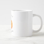 Erntedankfest, Dank dir Gott, Ernte des Glücks Jumbo-Tasse (Rechts)
