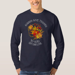 Erntedankfest DANKE GOTT IMMER Herbst T-Shirt
