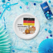 Erntedankfest | Deutscher ERNTEDANK Pappteller (Party)