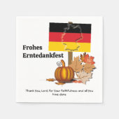 Erntedankfest | Deutscher ERNTEDANK Serviette (Vorderseite)