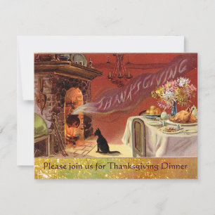 Erntedankfest Dinnerparty Einladung