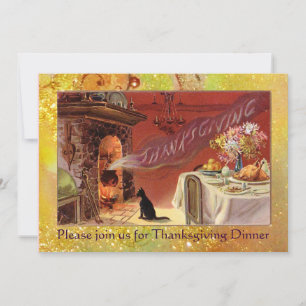 Erntedankfest Dinnerparty Einladung