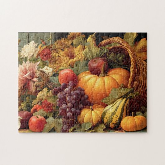 Erntedankfest Ernte Puzzle (Horizontal)