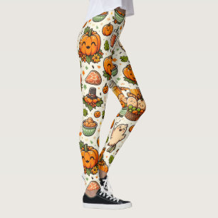 Erntedankfest Familienessen Leggings