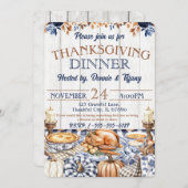 Erntedankfest Familienfreunde Einladung (Vorne/Hinten)