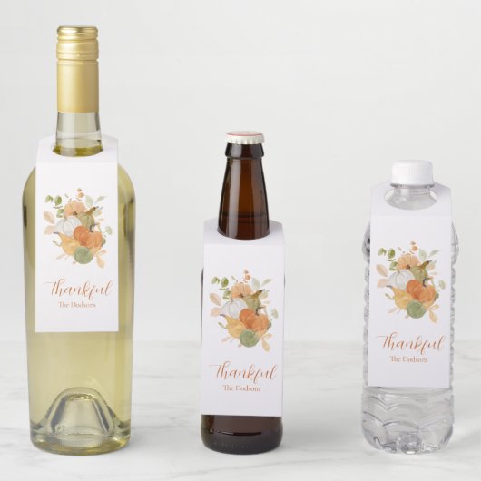 Erntedankfest Flaschenanhänger (Beispiel)