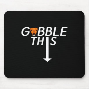 Erntedankfest Gackere Dieser Lustige Truthahn Erwa Mousepad