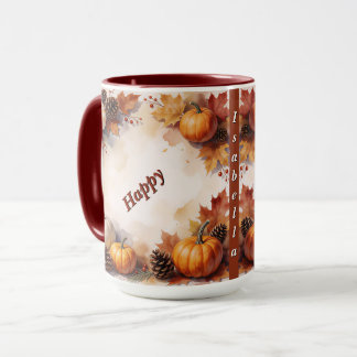 Erntedankfest Golden Modern Herbst Kollektion Tasse