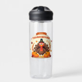 Erntedankfest großes Huhn Trinkflasche (Vorderseite)