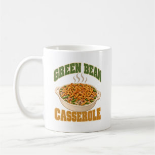Erntedankfest Grüner-Bohnen-Auflauf Foodie-Kunst Kaffeetasse