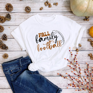 Erntedankfest Herbst Familien Football Spaß Tri-Blend Shirt