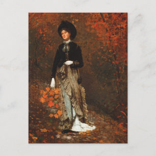 Erntedankfest Herbst Feiertagskunst Postkarte