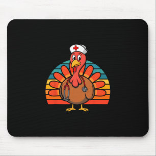Erntedankfest Herbst Herbst-Scrub-Tops Krankenpfle Mousepad