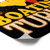 Erntedankfest Ich bin das Bootsturkey-Matching Poster (Ecke)