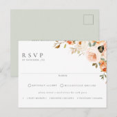 Erntedankfest im Herbst Postkarte (Vorne/Hinten)