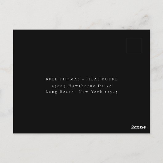 Erntedankfest im Herbst Postkarte (Rückseite)