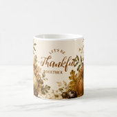 Erntedankfest im ländlichen Stil Kaffeetasse (Mittel)