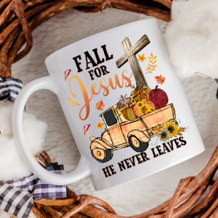 Erntedankfest Jesus Lastwagen Kreuz Kaffeetasse