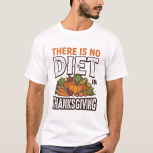 Erntedankfest Keine Diät Vintage Gemüse Feiertag D T-Shirt