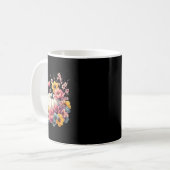 Erntedankfest Kürbis Blumen Herbst Ferien Kaffeetasse (Vorderseite Links)