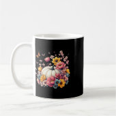 Erntedankfest Kürbis Blumen Herbst Ferien Kaffeetasse (Links)
