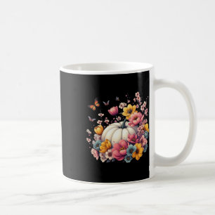 Erntedankfest Kürbis Blumen Herbst Ferien Kaffeetasse