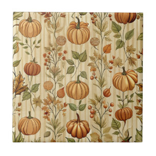 Erntedankfest-Kürbisernte-Herbstmuster Fliese