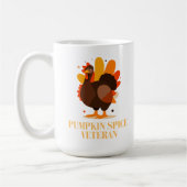 Erntedankfest Kürbisgewürz Veteran Kaffeetasse (Links)