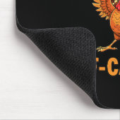 Erntedankfest Lustiger Truthahn Gackert Gackert F  Mousepad (Ecke)