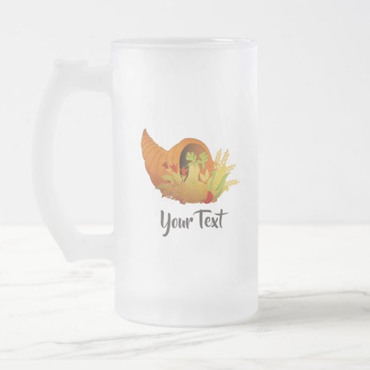 Erntedankfest Mattglas Bierglas (Links)