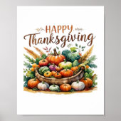 Erntedankfest mit Pumpkins Poster (Vorne)