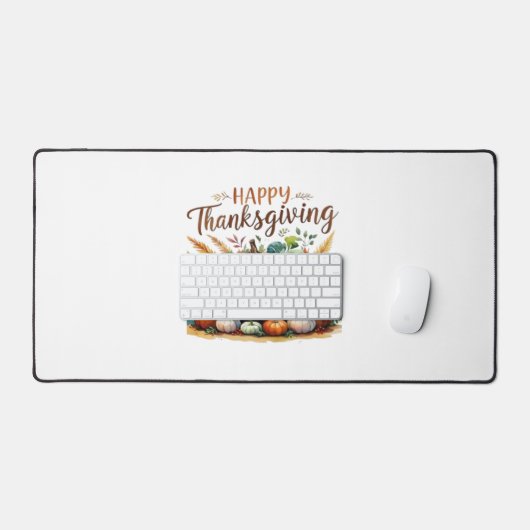 Erntedankfest mit Pumpkins Schreibtischunterlage (Tastatur & Maus)